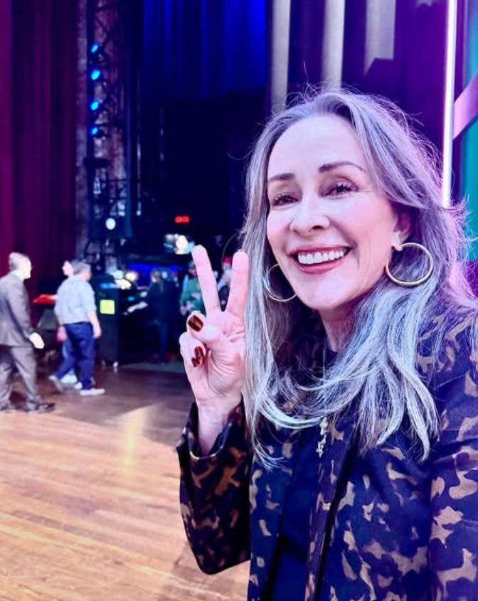 Jesus Calling podcast 473 - Lights, Camera, Hope featuring Patricia Heaton on Persevering Through Adversity - backstage