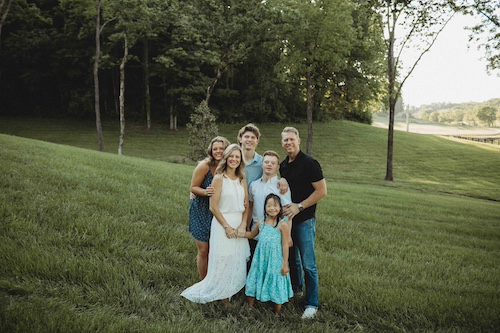 Jesus Calling podcast 472 featuring Gabe and Rebekah Lyons - Family photo PC No Credit Needed