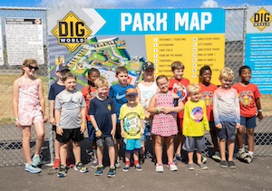Jesus Calling podcast 475 featuring Jacob Robinson with Dig World - shown here are children at Dig World - 293118985_181116294280599_994975165175415209_n PC Dig World