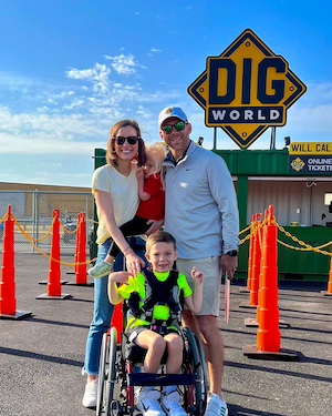 Jesus Calling podcast 475 featuring Jacob Robinson with Dig World - with his family at Dig World - 306962976_194196952972533_8000926203688013829_n PC Dig World