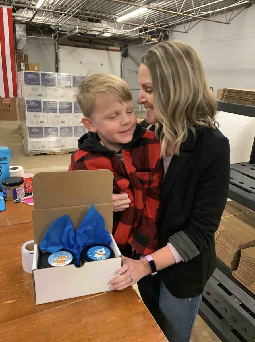 Jesus Calling podcast 475 featuring Lea Hurley - with her young son