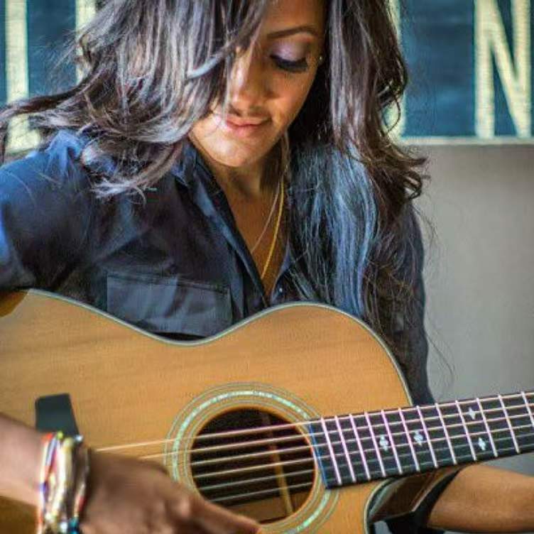 Jesus Calling podcast 475 featuring Mickey Guyton - Mickey Performing 2 PC MTheory