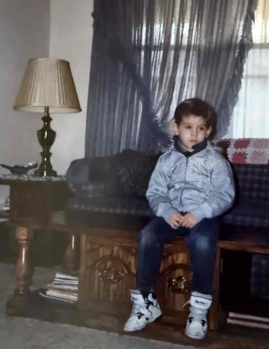 Jesus Calling podcast 478 featuring Justin Knoop with Blessing Boys - shown here as a young boy