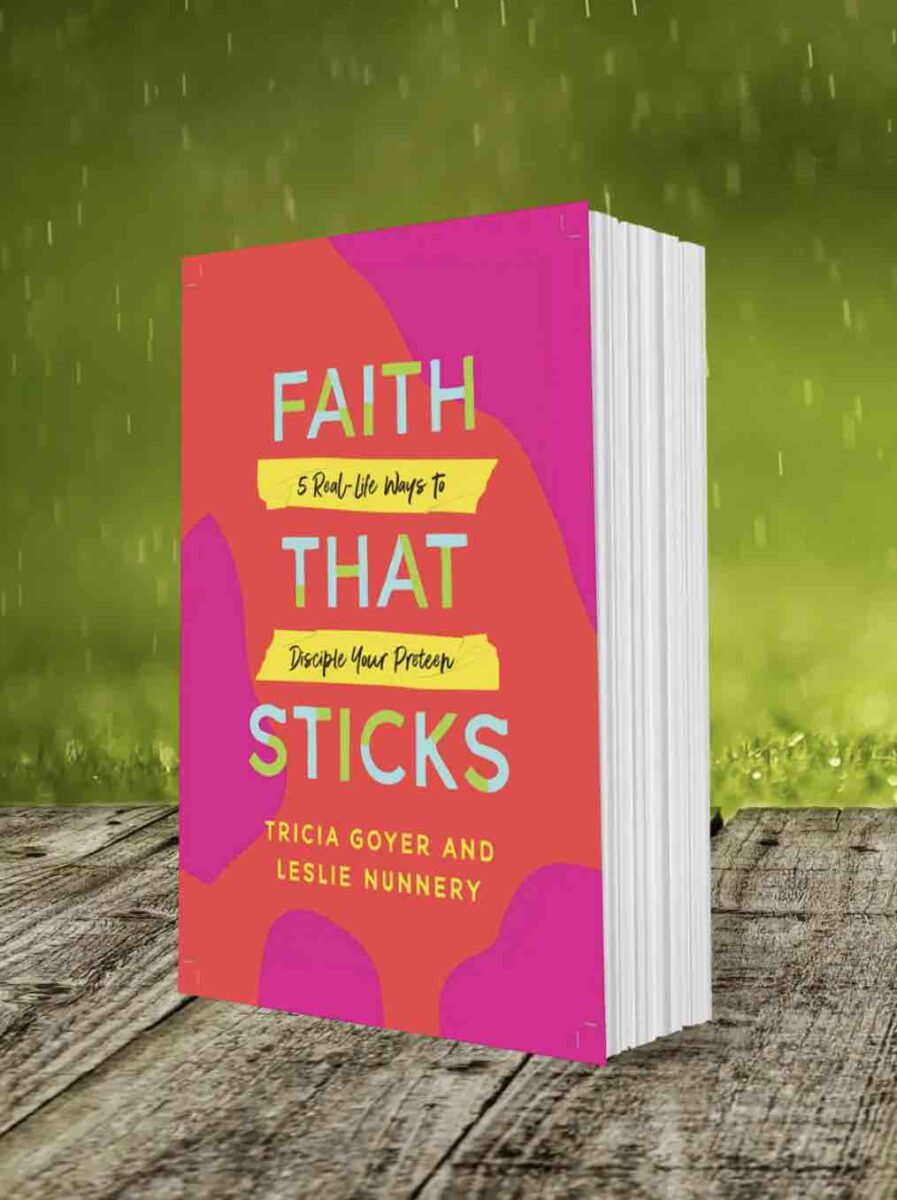 Jesus Calling podcast 478 featuring Tricia Goyer - Faith That Sticks book cover