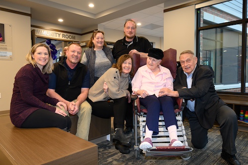 Jesus Calling podcast 486 featuring Marty Schreiber- Marty with Elaine and his family - 20200108-DSC_0567 PC Courtesy of the Schreiber Family