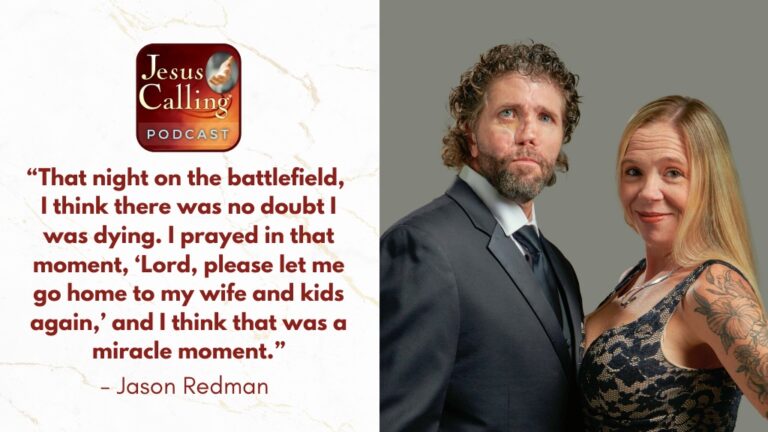 Jesus Calling podcast 485 featuring Jason and Erica Redman & Scott Payne - Website Thumbnail USE